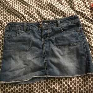 jean skirt